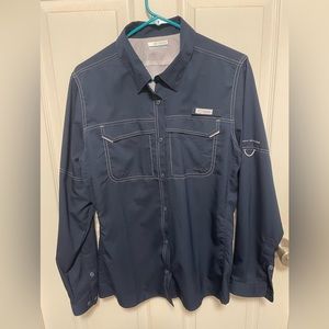 Columbia PFG omni- shade button up shirt